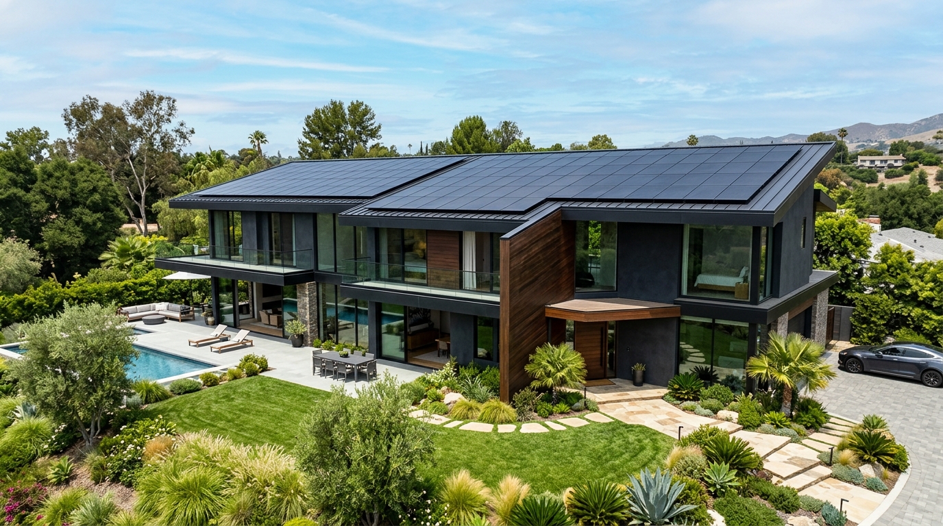 25kW Residential Villa Hybrid Solar